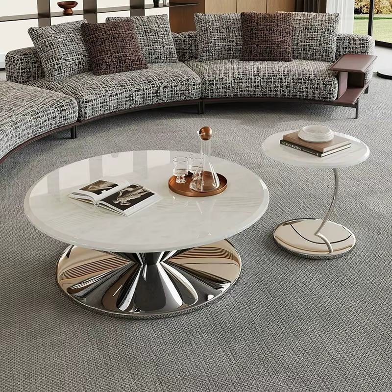 Tables basses de luxe uniques avec structure métallique