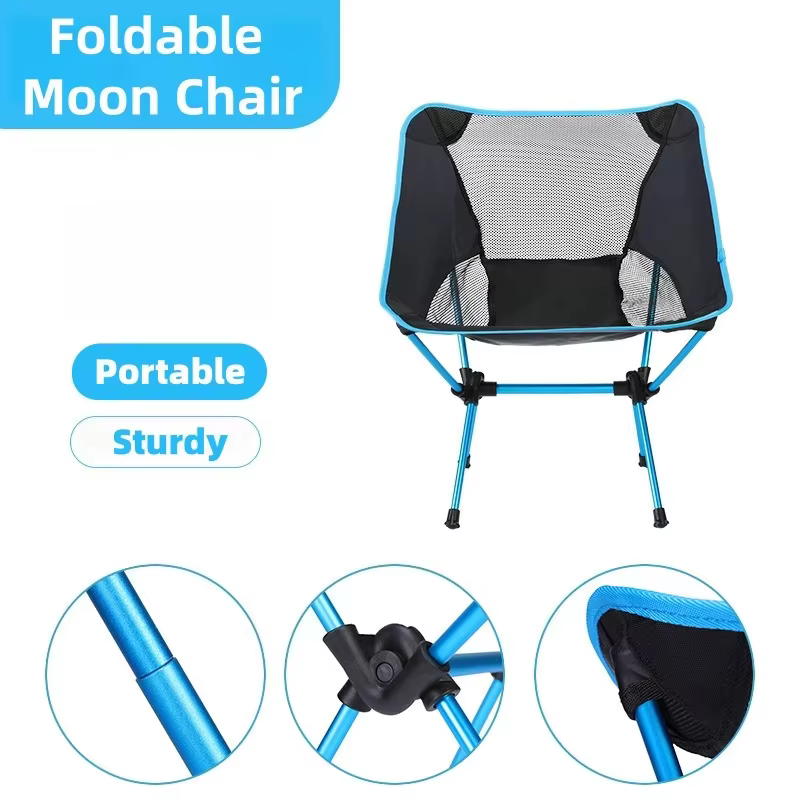 Chaise longue pliante de camping et de pêche pour la détente