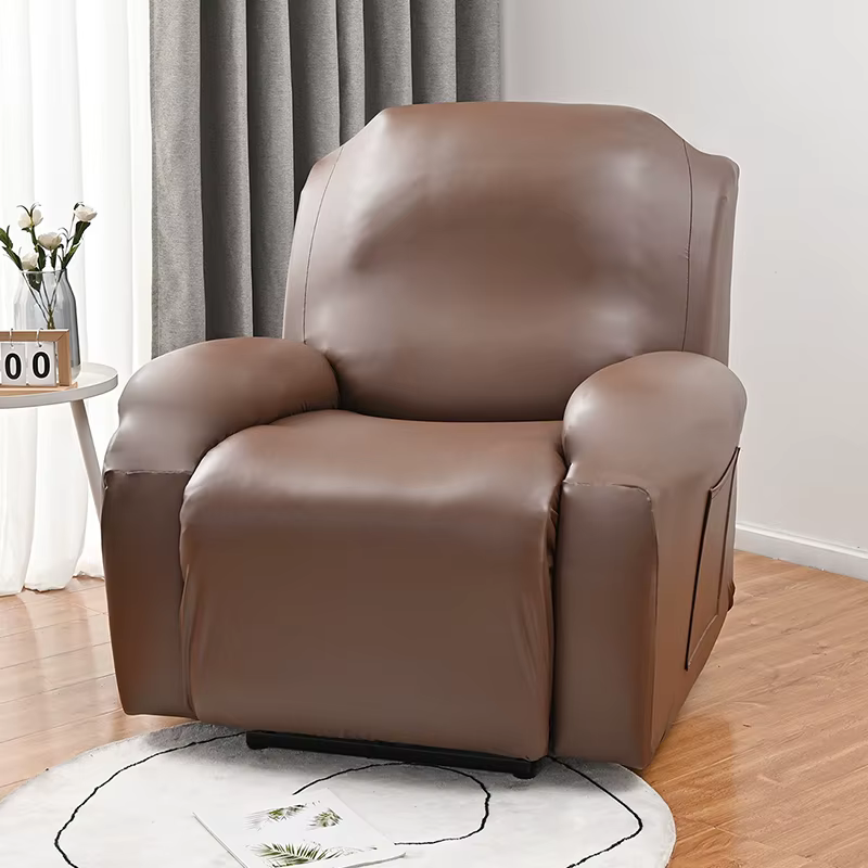 Juste de canapé inclinable en cuir PU imperméable