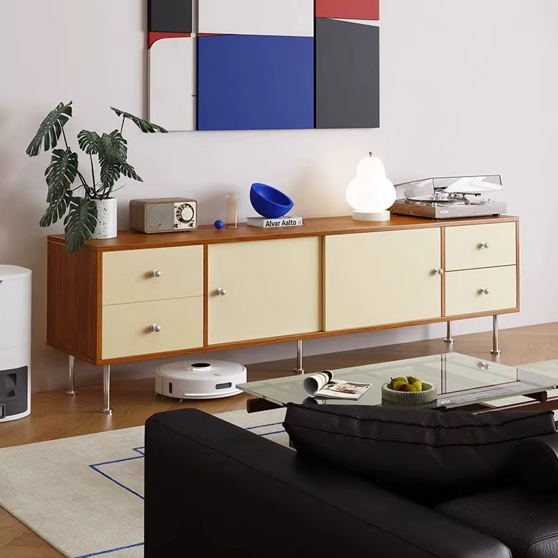 Fond Simple meuble Tv Vertical moderne tiroirs muraux