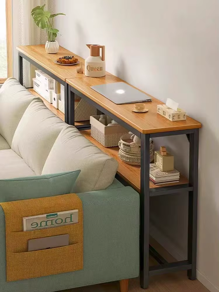 Étagère arrière multifonctionnelle pour canapé de salon
