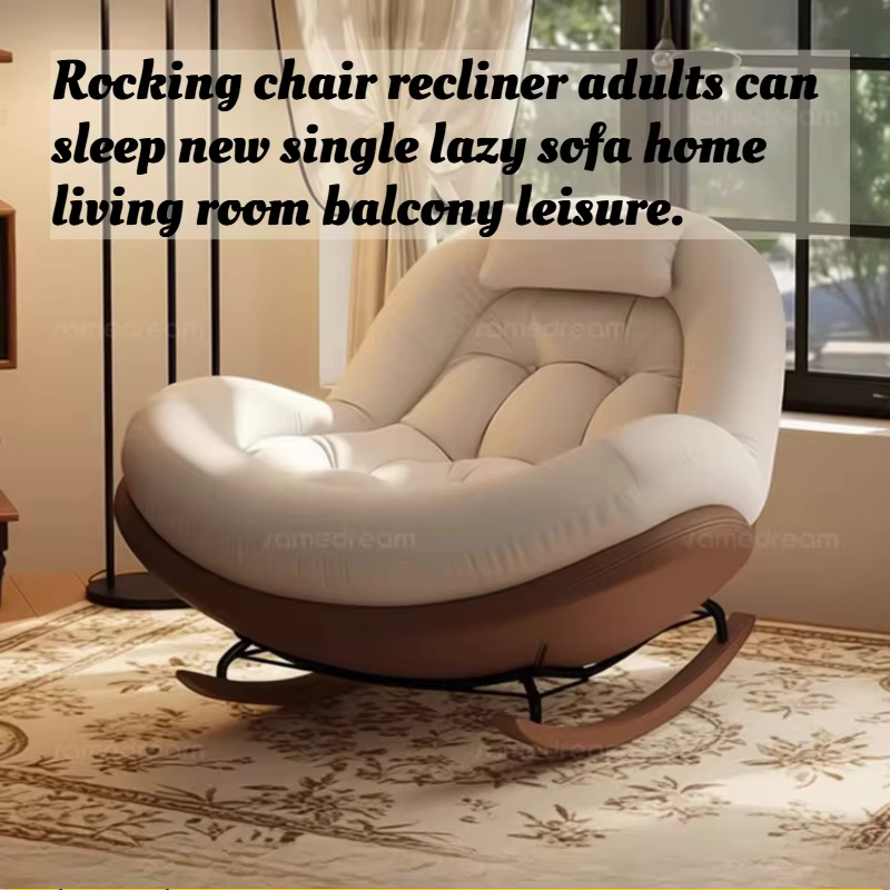 Fauteuil inclinable à bascule pour adulte