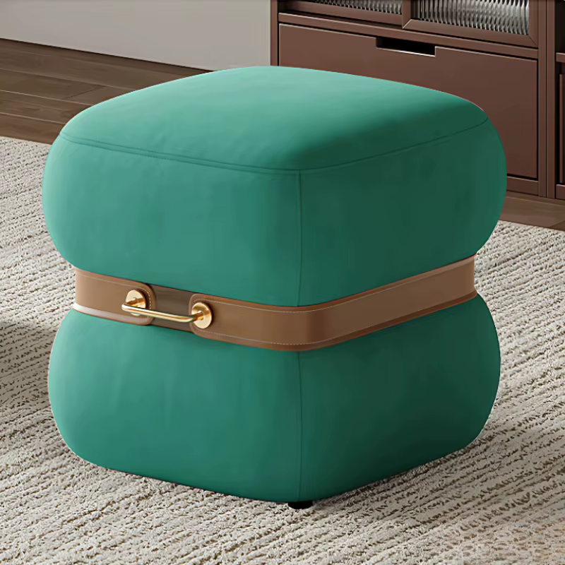Pouf de couloir, repose-pieds