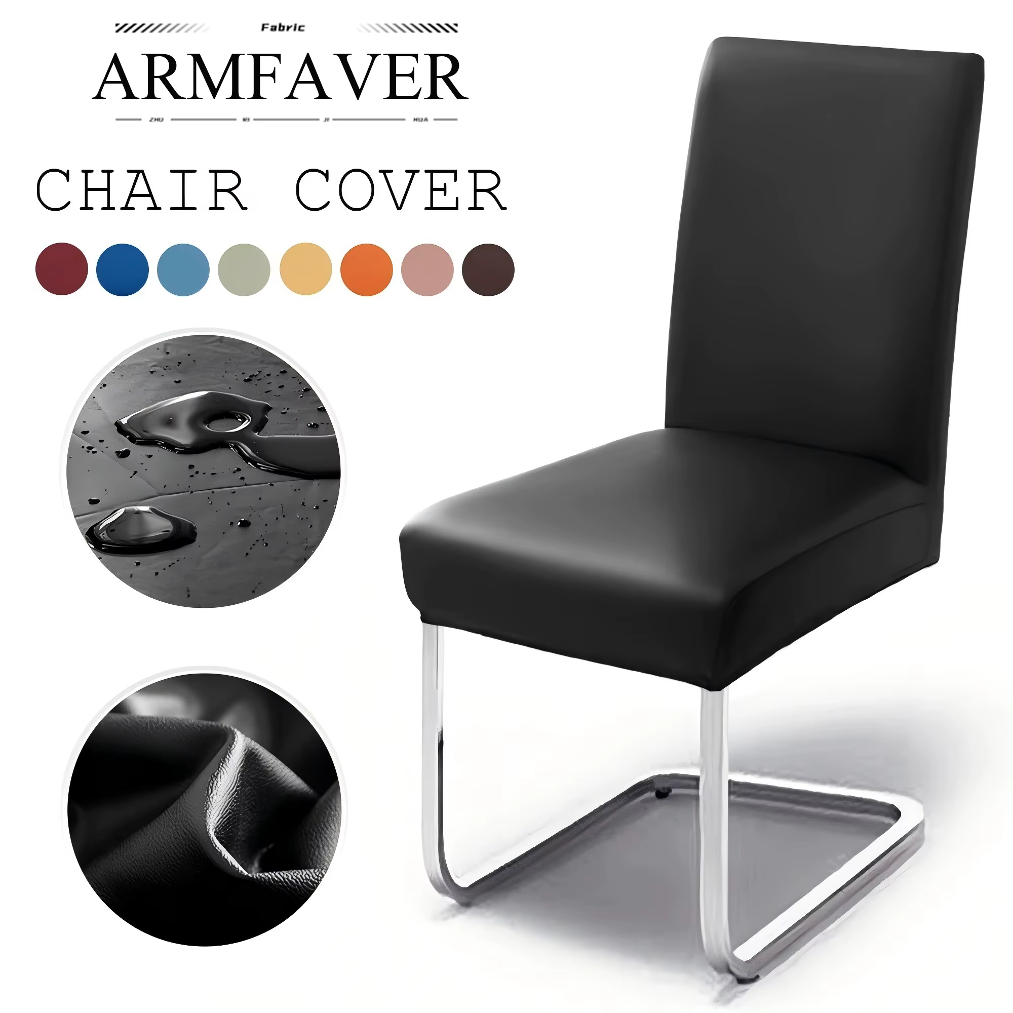 ARMFAVER PU housses de chaise imperméables