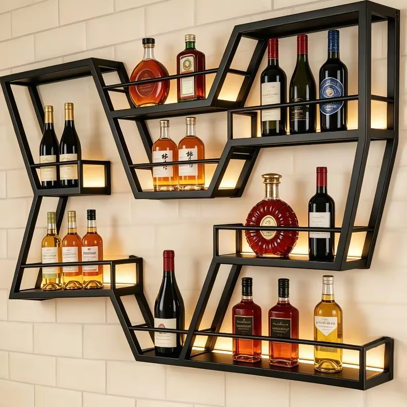 Petit meuble bar mural design pour barman