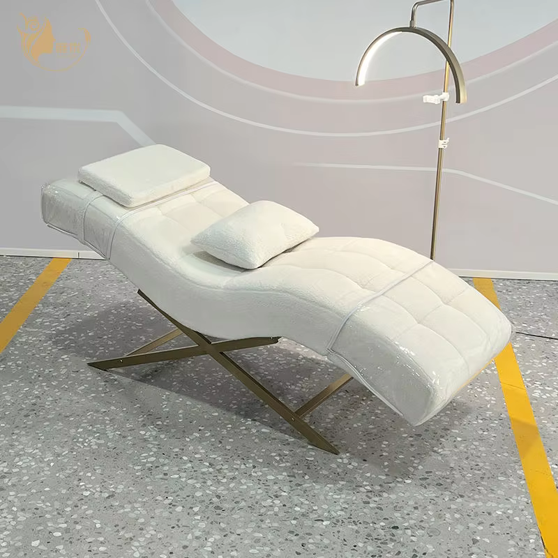 Fauteuil de soin ergonomique incurvé avec dossier capitonné