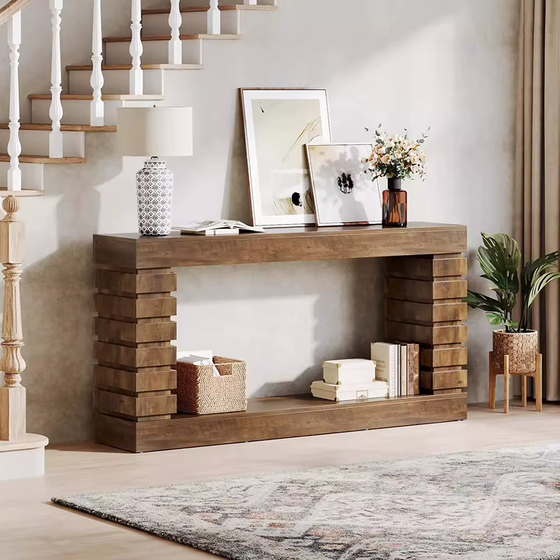 Wabi Sabi Table console unique élégante minimaliste Premium