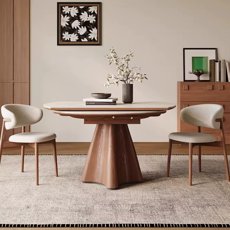 Table de salle à manger extensible style Mid-Century