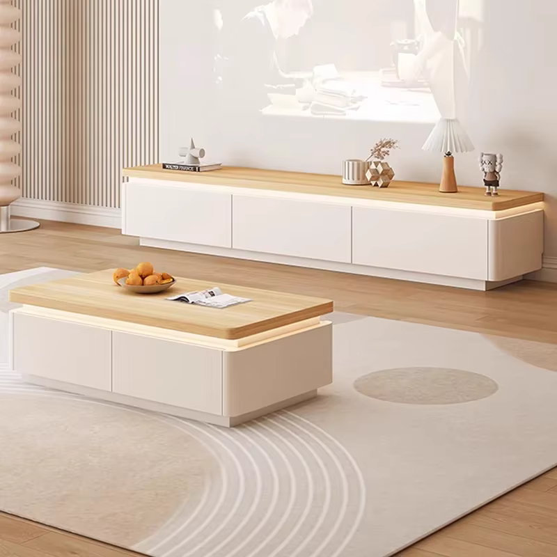 Meuble TV de rangement moderne pour salon