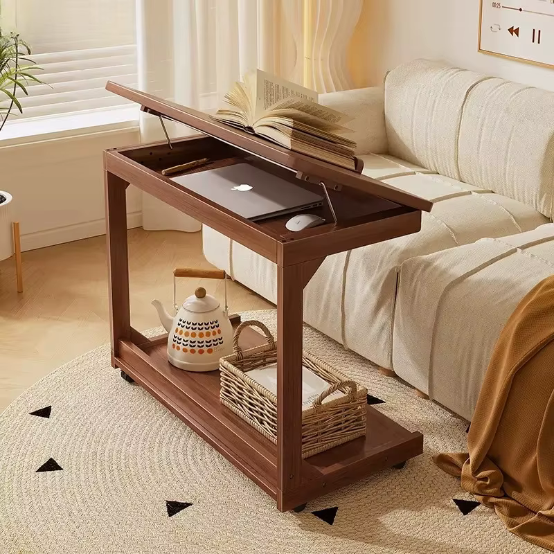 Table d'appoint rotative de style scandinave