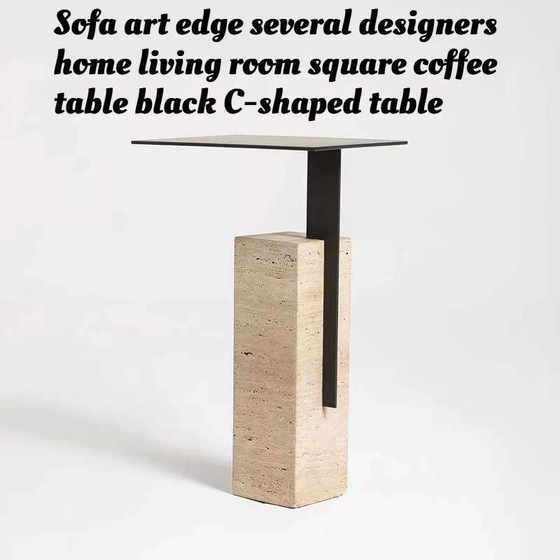 Table d'appoint en forme de C