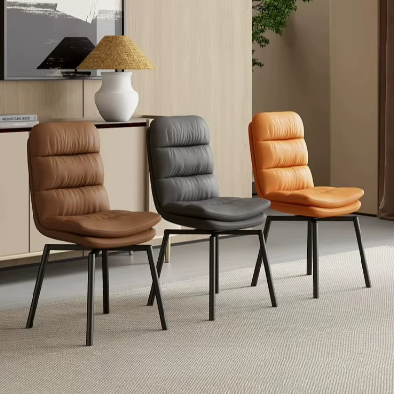 Chaises de salle à manger italiennes en métal