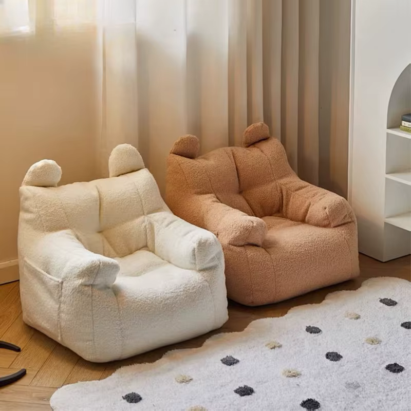 Eco-friendly nordique Simple salon doux confortable dossier personne