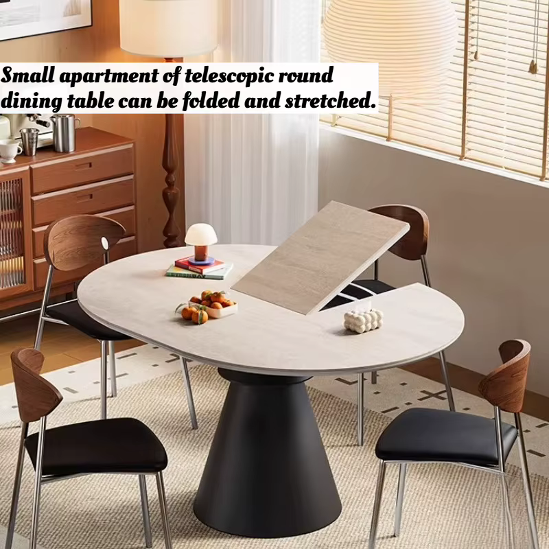 Table de salle à manger de luxe nordique en bois pour cuisine et restaurant