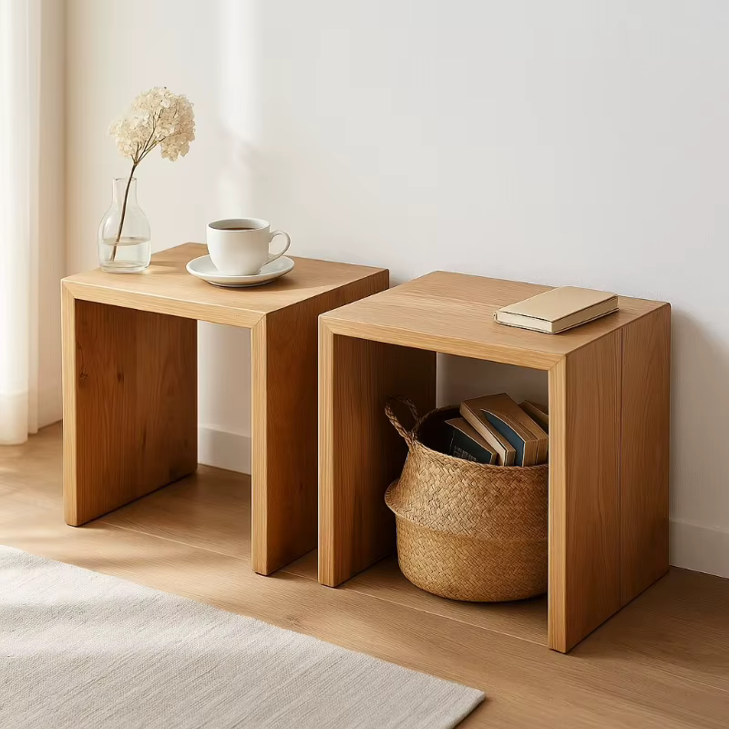 Banc à chaussures en bois nordique