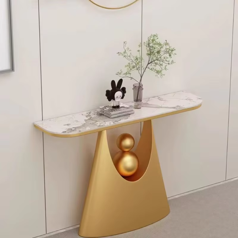 Table d'angle ronde moderne