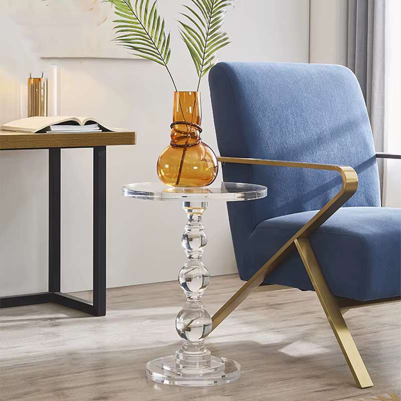 Table basse en acrylique transparent