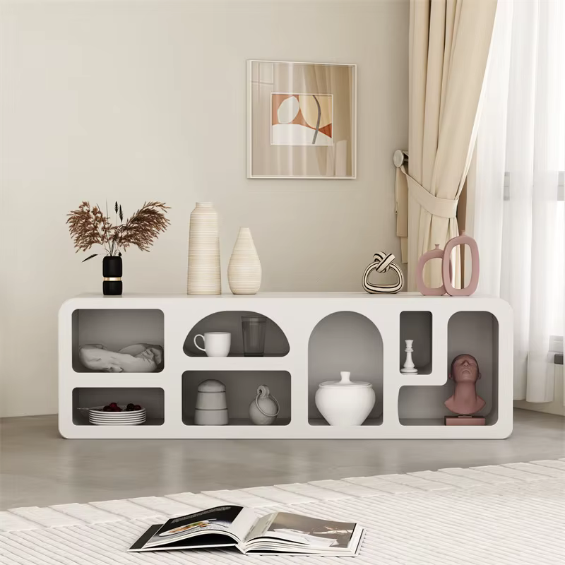 Meuble Tv européen Beige salon Simple salons design