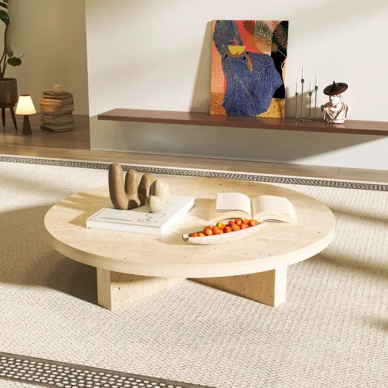 Table basse de luxe au sol