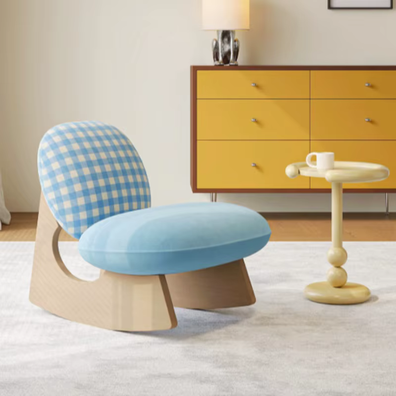 Chaise de sol relaxante en bois pour lecture