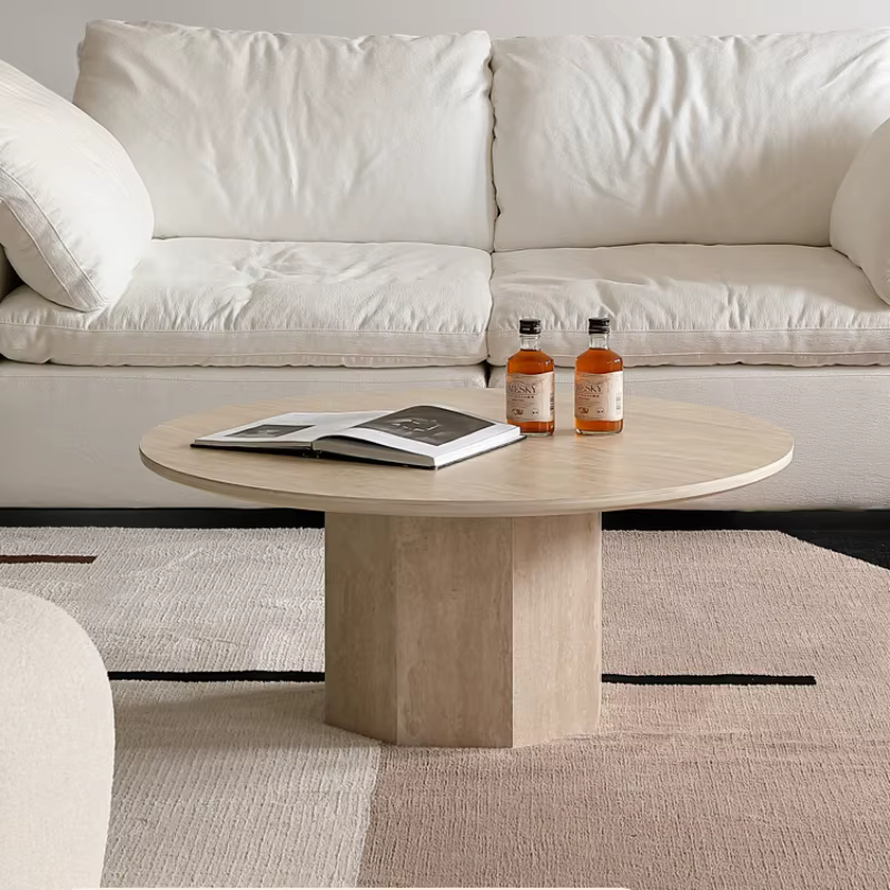 Table basse ronde esthétique Premium à la mode luxe