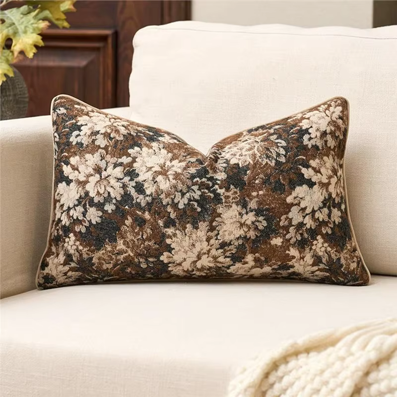 B84B-Housse de coussin décorative de style ferme