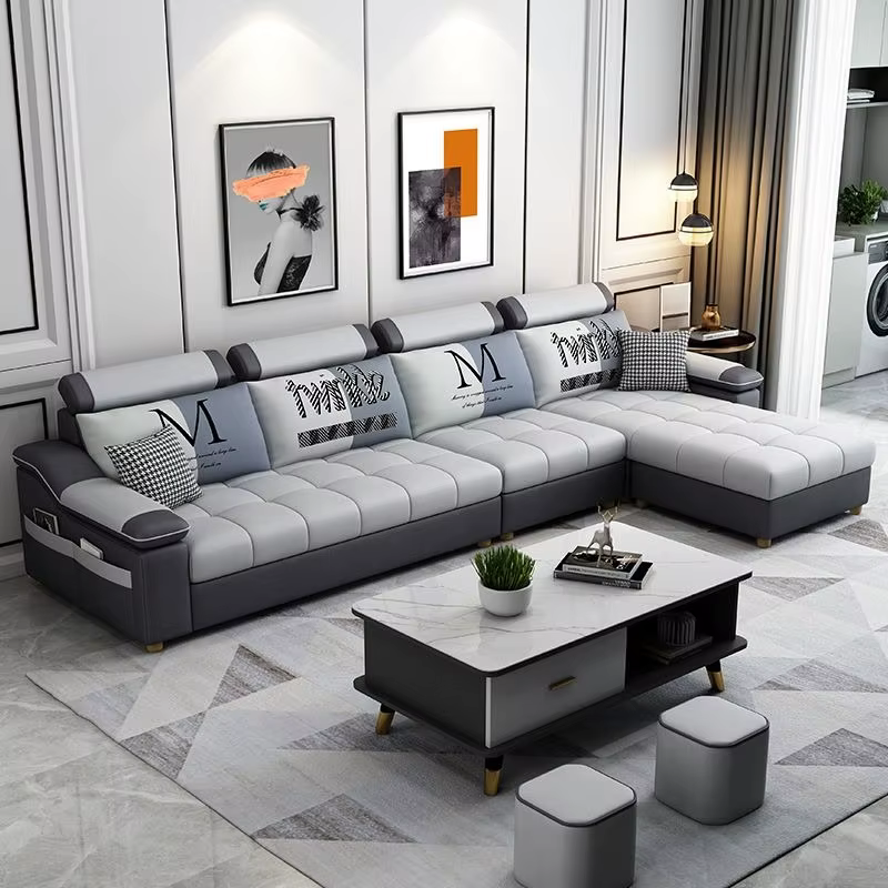 Canapés design confortables rangement canapé de salon d'angle nordique confortable minimaliste Divani Da Soggiorno accessoires pour la maison