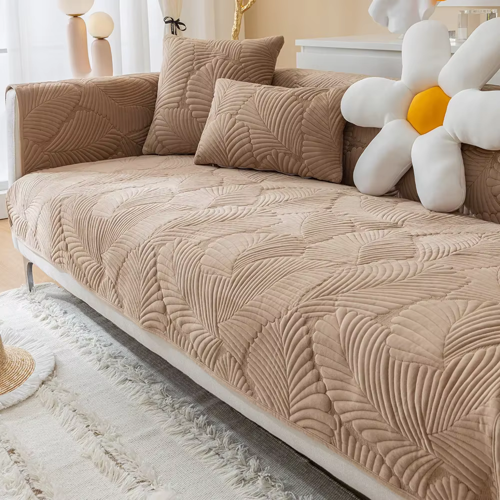 Housse de canapé en peluche