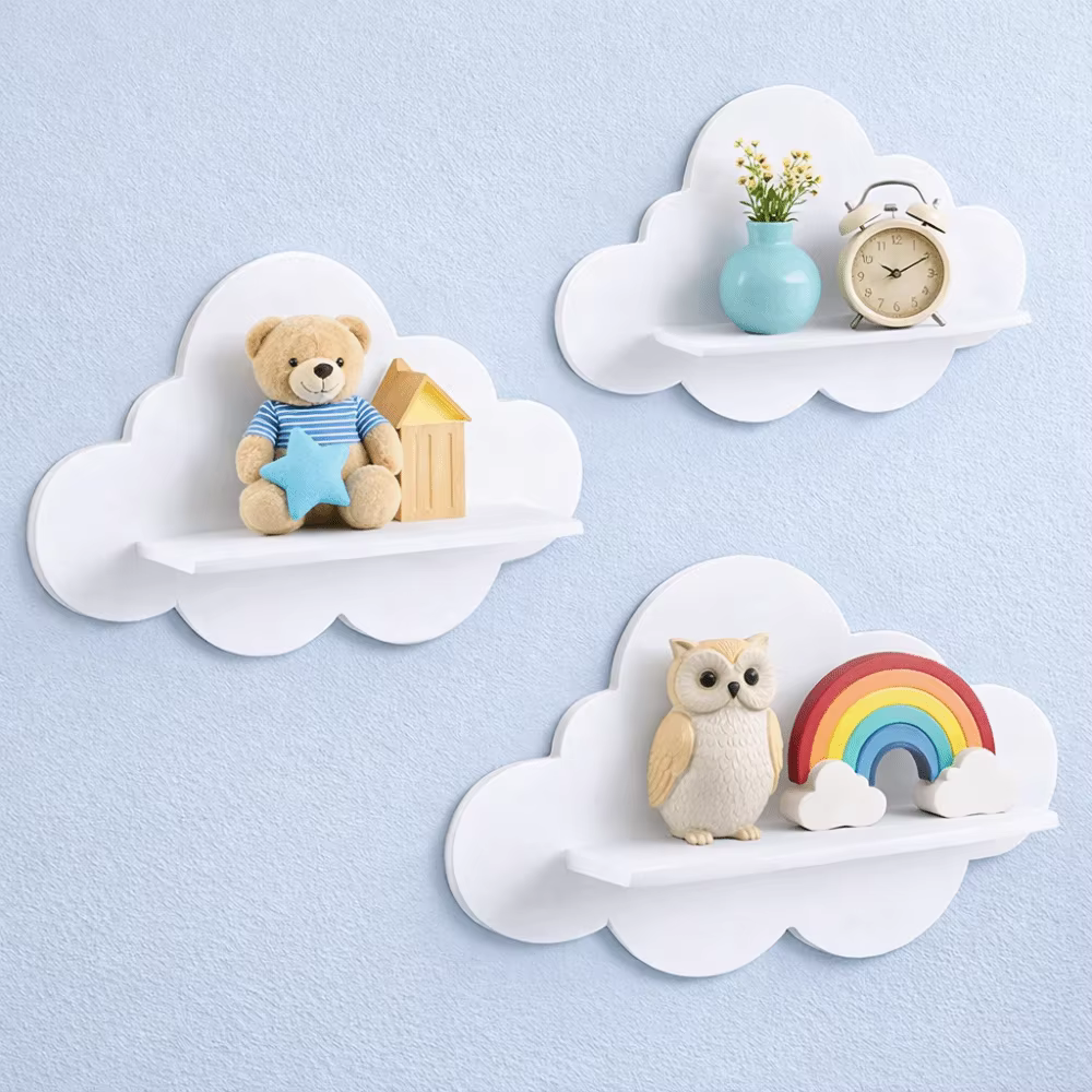 Étagère murale décorative en bois