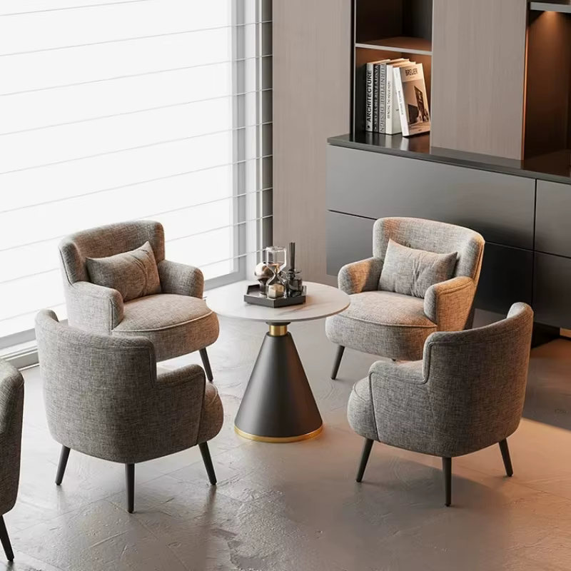 Fauteuil de sol confortable à accoudoir unique pour salon de manucure