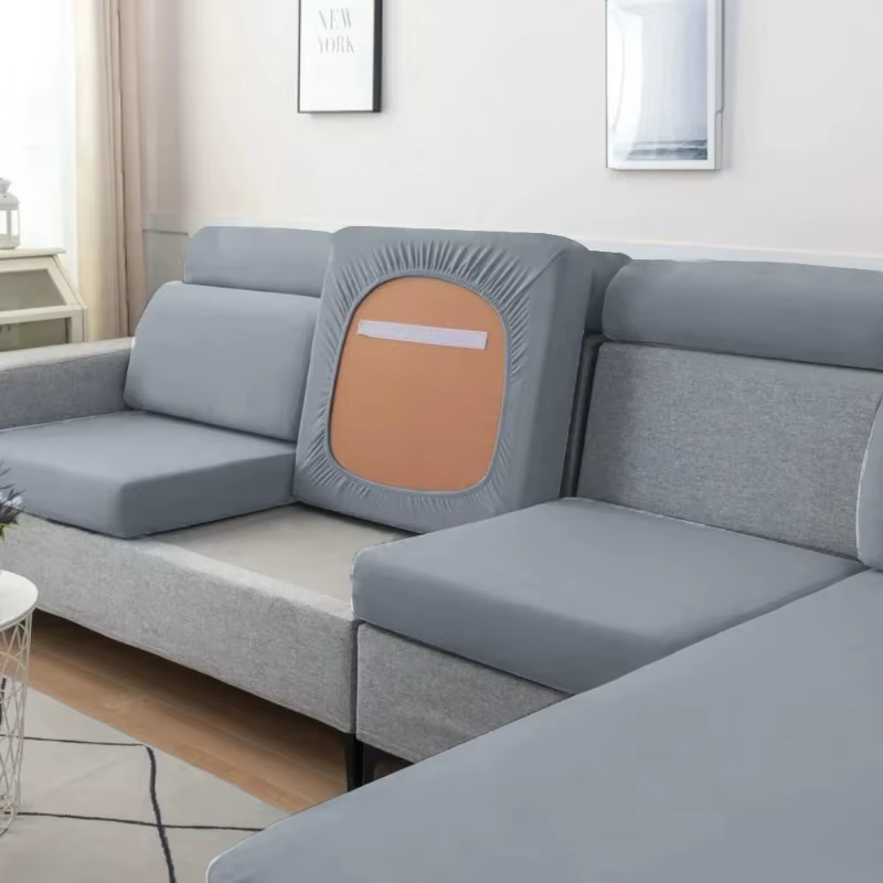Housse de coussin de siège de canapé élastique