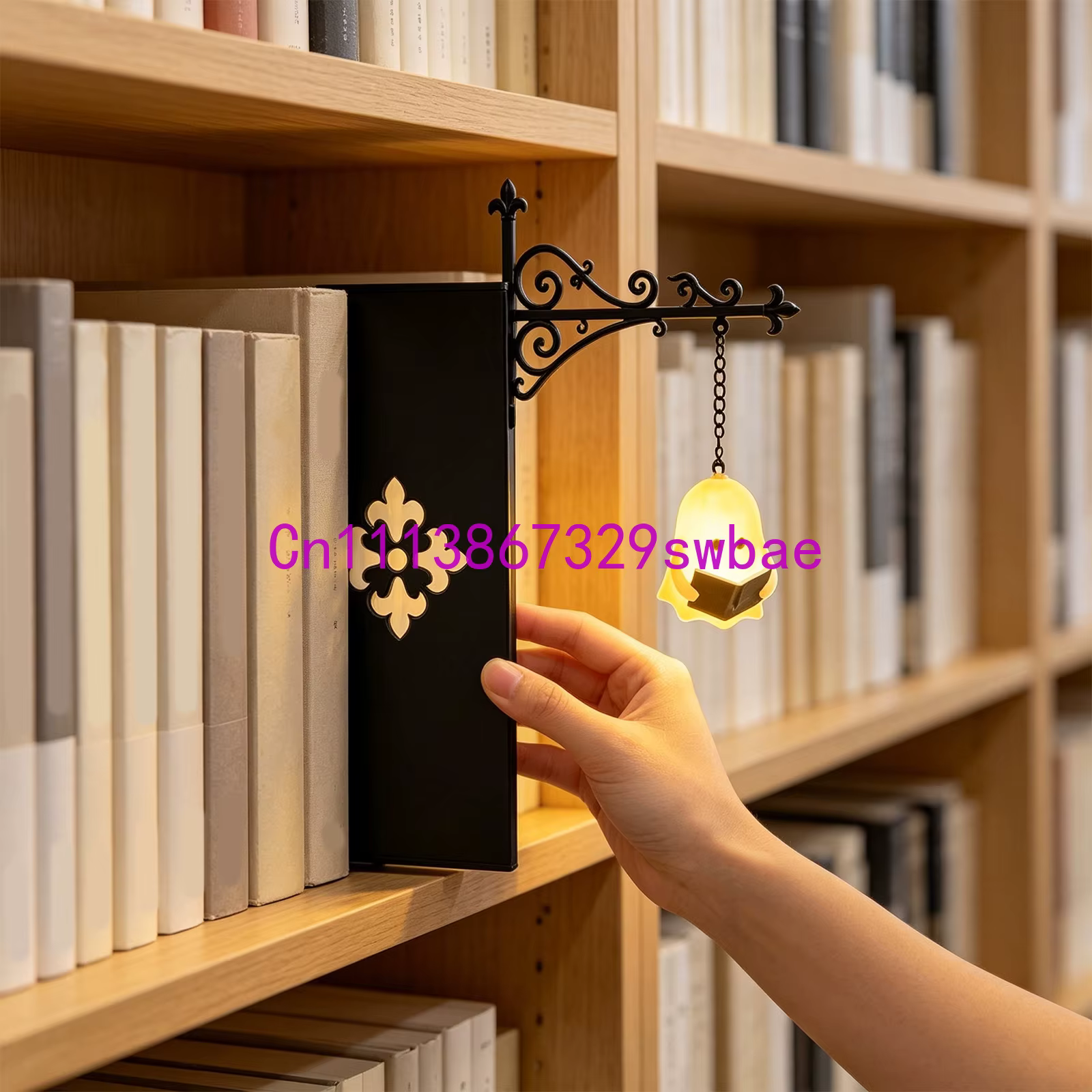 Lanterne de bibliothèque - Éclairage décoratif pour étagère
