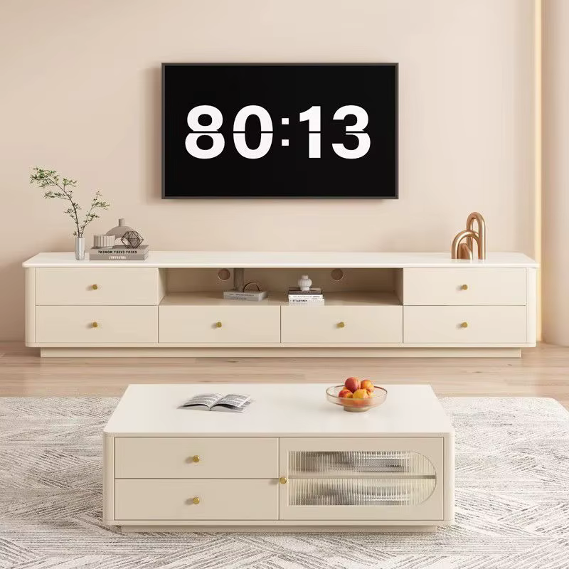 Organisateur grand meuble Tv tiroirs verticaux rangement