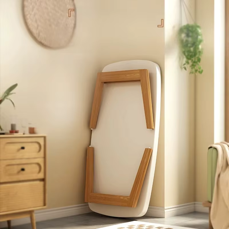 Table basse pliable en bois massif