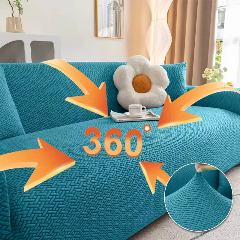 Housse de canapé en tissu Jacquard élastique
