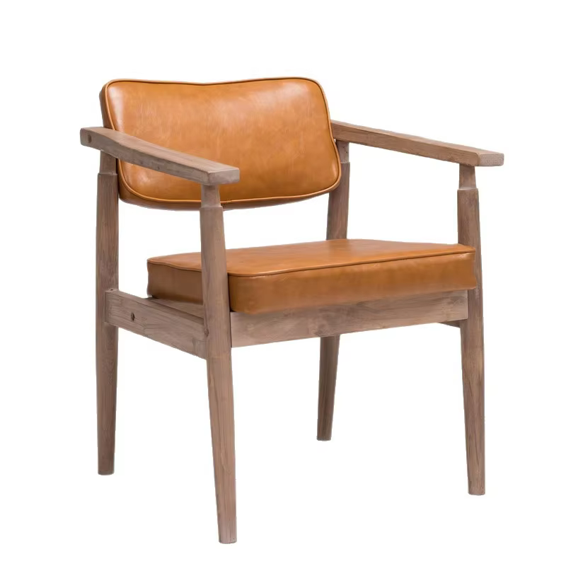 (VIP3) Chaise de bar créative en rotin et bois massif haut de gamme pour salon