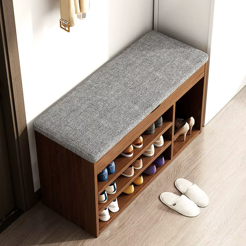Meuble à chaussures compact pour couloir étroit