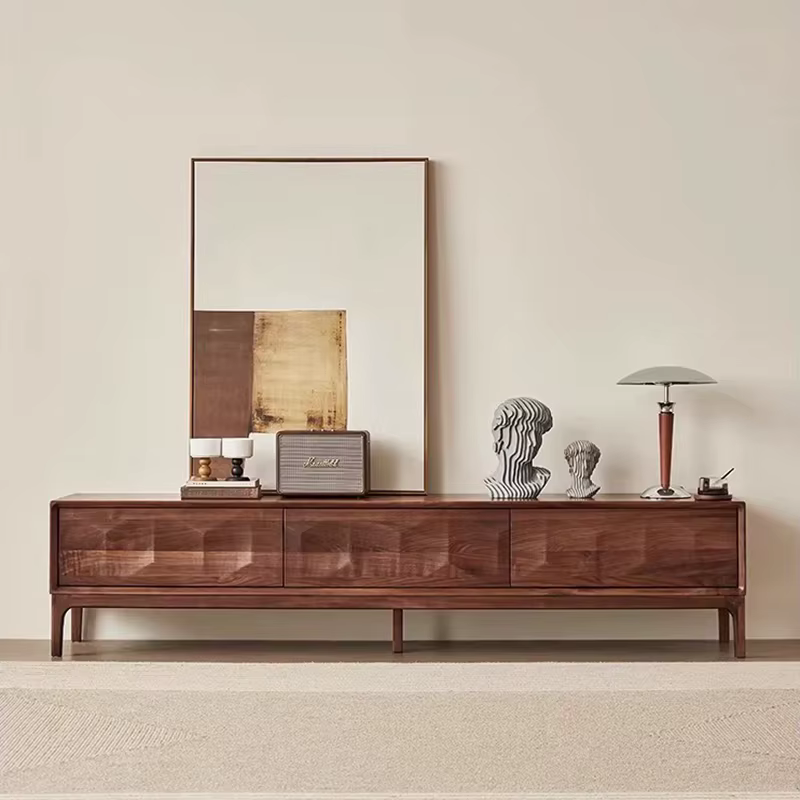 Meubles Tv rétro de luxe milieu du siècle Glamour américain Premium supports Tv concepteur Unique Meuble Tele
