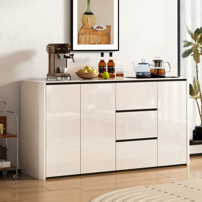 Meubles de salon de luxe en bois : Meuble de rangement et de présentation avec tiroirs