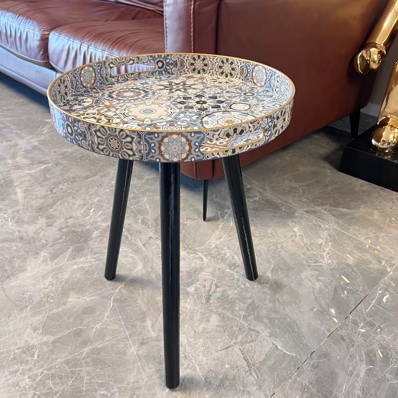 Table basse bohème thé