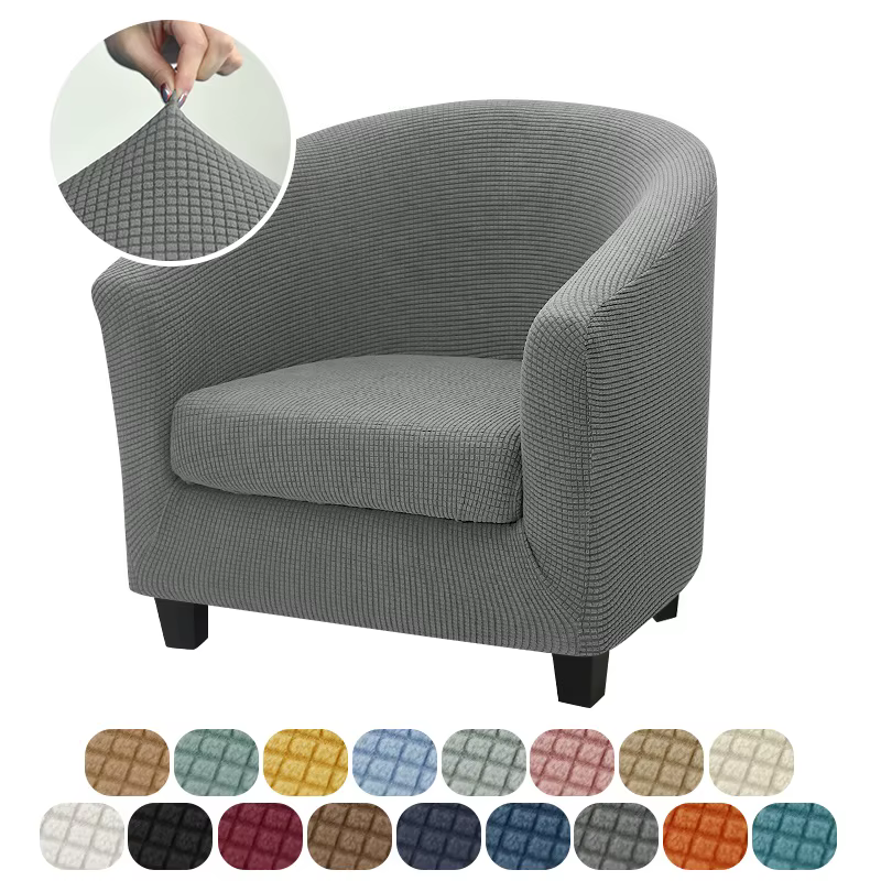 Housse de chaise de baignoire en Jacquard