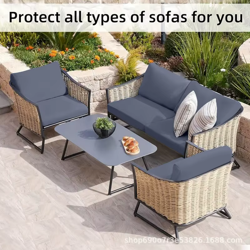 Housse de coussin de canapé imperméable pour l'extérieur