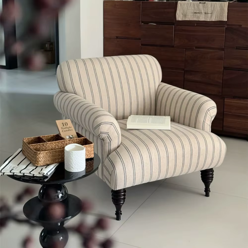 Fauteuil lounge d'inspiration vintage avec support lombaire