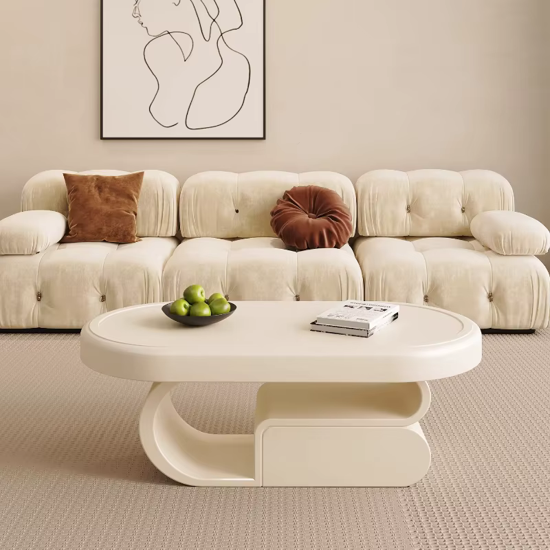 Table basse de rangement à couverture rigide
