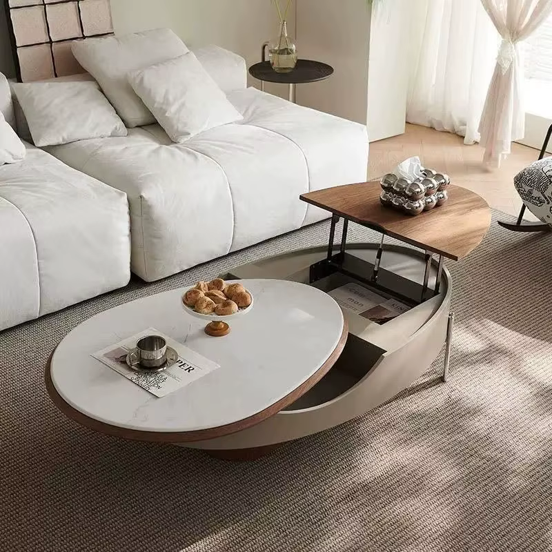 Table basse minimaliste De luxe, ensemble nordique, ornements multifonctions, Meuble De Salon italien esthétique