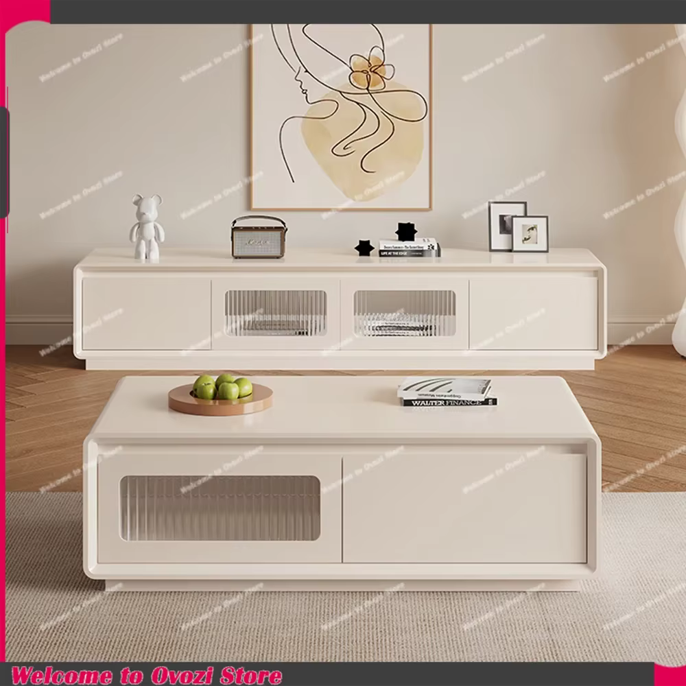 Meuble TV design esthétique en verre