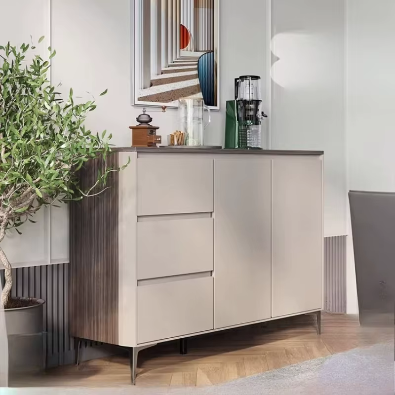 Tiroirs de rangement salon Whote étroit luxe gothique armoire