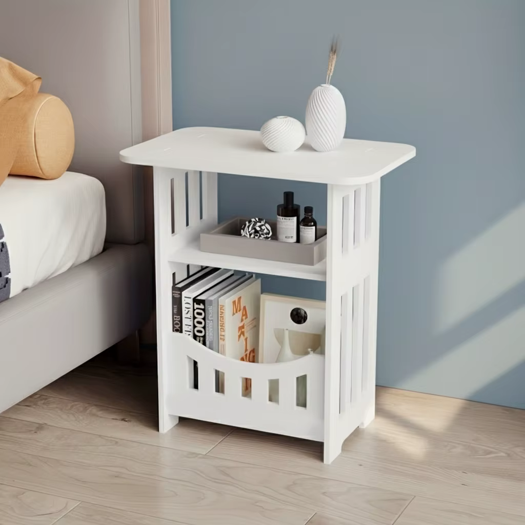 Table d'appoint de rangement nordique moderne