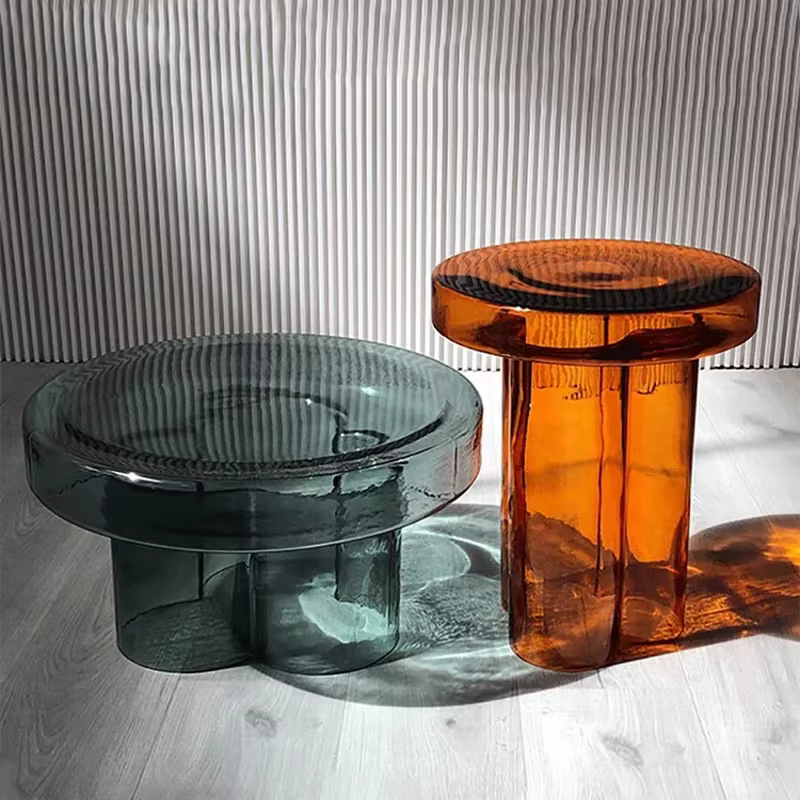 Table basse en verre créative nordique