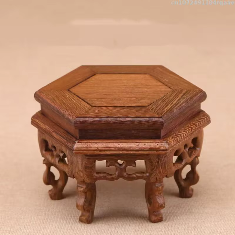 Socle de table en bois rétro